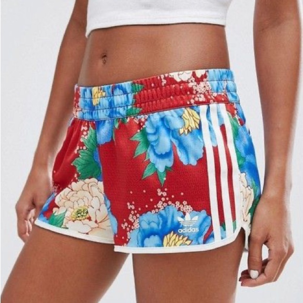 Adidas x Farm Rio floral shorts 🌺 size small